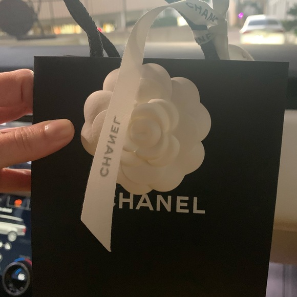 Brand new rare abd authentic Chanel shopping bag with bow , Chanel logo ribbon - Picture 6 of 9